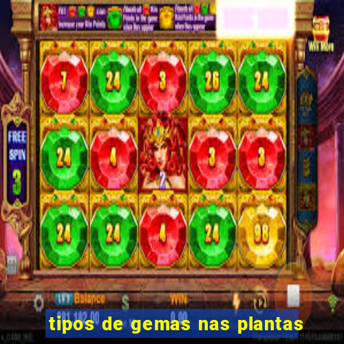 tipos de gemas nas plantas